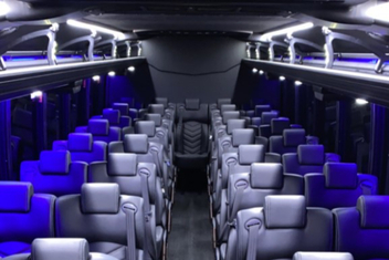 Battle Creek Charter Bus Interior