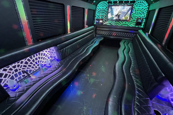 Battle Creek Limo Bus Interior